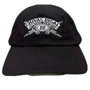 Chivas Regal 12 Adjustable Baseball Hat ..Black.. New